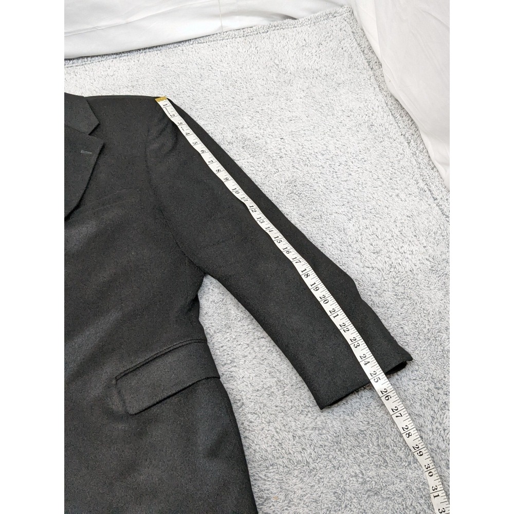 Pronto Uomo Couture 46L Black 100% Cashmere Mens Blazer Jacket Sport Coat‎ NWOT - Picture 9 of 14